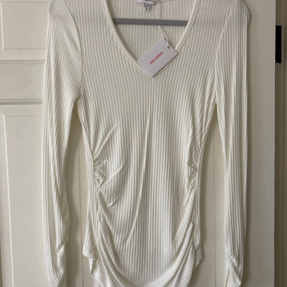 Good American ribbed long sleeve top - Picture 2 of 5
